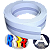 Perfil PVC 5CM Flexível Para Letras caixas Luminosos Cor Brancos 50MM Alma de alumínio - Imagem 1