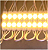 Módulo LED Injetado 4cm 7025 2-LEDs 1w Branco Quente 3000k 12v Prova D’água ip67 Lente 160º - Imagem 6