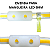 Emendas 8mm 110v/220v Chata 2vias Reta P/ Mangueira Direto na energia Fita LED - Imagem 3