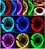 Fita LED RGB 5050 IP20 60LEDs 14,4W Por MT 12V Premium Multicolor P/ Sanca Perfil - Imagem 4