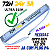 Fonte ULTRA Slim 24V 72W 3A 24Volts Fina Alumínio Alimentação Palito 110v 220v Para LEDs - Imagem 2