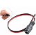 Cabo Rabicho Plug P4 Fêmea Cftv 2,1mm Vermelho Alarmes Câmeras Para Fonte e LEDs 12v/24v - Imagem 2