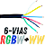 Cabo Manga 6X26awg S/B RGBW+WW 6-Fios 100% Cobre Cor Preto Para Refletores Fitas LEDs Piscinas - Imagem 2