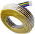 Cabo FLAT RGB 6-Vias 6X1.50mm Para LEDs RGB Neon Fita 5V 12V 24V - Imagem 1