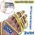 Fita LED Ultra Fina COB 3MM 320LEDs 9W /MT Branco Frio 6.500K IP20 12V Alto Brilho Para Sancas Perfil 12Volts - Imagem 3