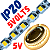 Fita LED 5Volts 6mm 9W 120LED 5V MT Branco Quente 3.000k Zig Zag Faz Dobrável Faz Curvas 90º - Imagem 7