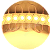 Módulo LED COB 4530 2,4W 12V Branco Quente 3.000k Chip 9-LEDs IP67 12Volts 180º Injetado P/ Letreiros - Imagem 2