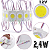 Módulo LED COB 4530 2,4W 12V Branco Quente 3.000k Chip 9-LEDs IP67 12Volts 180º Injetado P/ Letreiros - Imagem 6