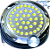 Luminária Refletor Branco Frio 35W 12V Mono Cromatica P/ Piscinas Lagos IP68 125mm Rosca Pressão 1/2 3/4 16mm 21mm 25mm A Prova D’água IP68 - Imagem 1