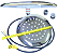 Luminária Refletor Branco Frio 35W 12V Mono Cromatica P/ Piscinas Lagos IP68 125mm Rosca Pressão 1/2 3/4 16mm 21mm 25mm A Prova D’água IP68 - Imagem 5