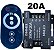 Controladora DIMMER TOUCH Screen 250W 20A 12V 24V Comando Analógico P/ Fita LEDs de Cor única - Imagem 1