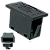 Porta Fusível BF020 5x20 Retangular Embutir Qualidade Premium Preto Bf-020 - Imagem 1