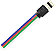 Rabicho PLUG RGB Emenda 10cm P/ Fitas LED RGB 3528 5050 Conector Para LEDs RGB 12v/24v - Imagem 1