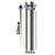 Prolongador Slim 50X10MM Aço Inox Escovado Fixador Alongador de Letreiros Desenhos Em Acrílicos Vidros Madeira Ø50*10mm - Imagem 4