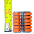 Conector Pressão Laranja 6x6 Vias Emenda Engate Rapido Alavanca Cod:2316 Tamanho 34,5x29x9,2mm - Imagem 2