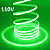 Mangueira LED COB NEON Leitosa AC 110V Verde Puro 18W 10mm IP67 Corte 50cm Direto Na Energia 127V - OBS: PLUG NÃO INCLUSO - Imagem 2
