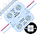 Módulo LED 7030 2W 4-LEDs COREANO IP68 Branco FRIO 6500k Premium 12V Com Lente 180º Injetado P/ Letras Caixas Caixas - 03 ANOS DE GARANTIA - Imagem 1