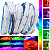 Fita LED RGB COB 24V Analógica 576LEDs 4F IP20 15W /MT 24V + FONTE SLIM 24Volts 110v/220v + CONTROLADOR BLUETOOTH APP Alto Brilho RGB P/ Perfil Sanca 24Volts - Imagem 3