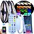 KIT 10MTS Fita LED RGBW+WW 24V Analógica 180LEDs 19W /MT IP20 + Fonte SLIM 24Volts + CONTROLADOR BLUETOOTH APP Alto Brilho P/ Perfil Sanca 24Volts - Imagem 1