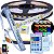 KIT 05MTS Fita LED RGBW+WW 24V Analógica 180LEDs 19W /MT IP20 + Fonte SLIM 24Volts 110v/220v + Controlador WIFI SMART MAGIC HOME PRO Alto Brilho P/ Perfil Sanca 24Volts - Imagem 1