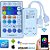 KIT 10MTS Fita LED RGBW+WW 24V Analógica 180LEDs 19W /MT IP20 + Fonte SLIM 24Volts 110v/220v + Controlador WIFI SMART MAGIC HOME PRO Alto Brilho P/ Perfil Sanca 24Volts - Imagem 2