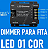 DIMMER TOUCH Screen 360W 30A 12V 24V Controladora Comando Analógico P/ Fita LEDs de Cor única - Imagem 4