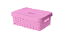 CESTO 11L COM TAMPA ROSÉ - Imagem 1