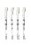 JOGO ESPÁTULA DE PATÊ 4 PEÇAS CRISTAL - Imagem 1