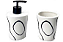 KIT BANHEIRO PORCELANA C/2 PEÇAS - Imagem 1