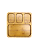 PETISQUEIRA DE MADEIRA MDF C/4 DIVISÓRIAS - Imagem 1