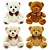 Urso de Pelúcia Baby 15cm Sortidos - Imagem 1