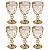 Taça de Licor Diamond Âmbar 50ml 6 Peças - Imagem 1