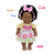 Boneca Angelina Grils Aprendendo Inglês Negra - Imagem 1