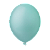 Balão Redondo 9 Liso Verde Água C/50 Und - Imagem 1