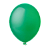 Balão Redondo 9 Liso Verde Bandeira C/50 Und - Imagem 1