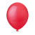 Balão Redondo 9 Liso Vermelho C/50 Und - Imagem 1