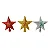 Ponteira Estrela Linhas Glitter 15cm - Imagem 1