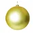 Bola Natal Fosca Dourada 20cm - Imagem 1