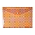 Pasta Plástica Envelope Positive Vibes Flores - Imagem 1
