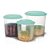 CONJUNTO MANTIMENTO 3 PECAS TRANSPARENTE - 1300ML/2000ML/3300ML - Imagem 1