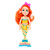 Boneca Mini Sereia Colorida - Imagem 2