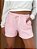 SHORTS MOLETOM JOY ROSA - Imagem 1