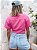 CAMISA CROPPED CHARME ROSA - Imagem 5