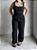 CALÇA PANTALONA ALFAIATARIA MABEL PRETA - Imagem 1