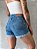 SHORTS MOM JEANS ESCURO - Imagem 6