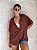 CAMISA OVERSIZED JACQUE MARROM - Imagem 3