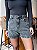 BERMUDA JEANS PRETA ESTONADA - Imagem 5