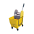 Carrinho Balde Doblô Espremedor Bralimpia 30 Litros Amarelo - Imagem 1