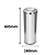 Lixeira Basculante Inox Vai-Vem JSN 22 Litros - Imagem 2