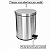 Lixeira Pedal Inox Jsn 30 Litros Ref: PI30 - Imagem 3